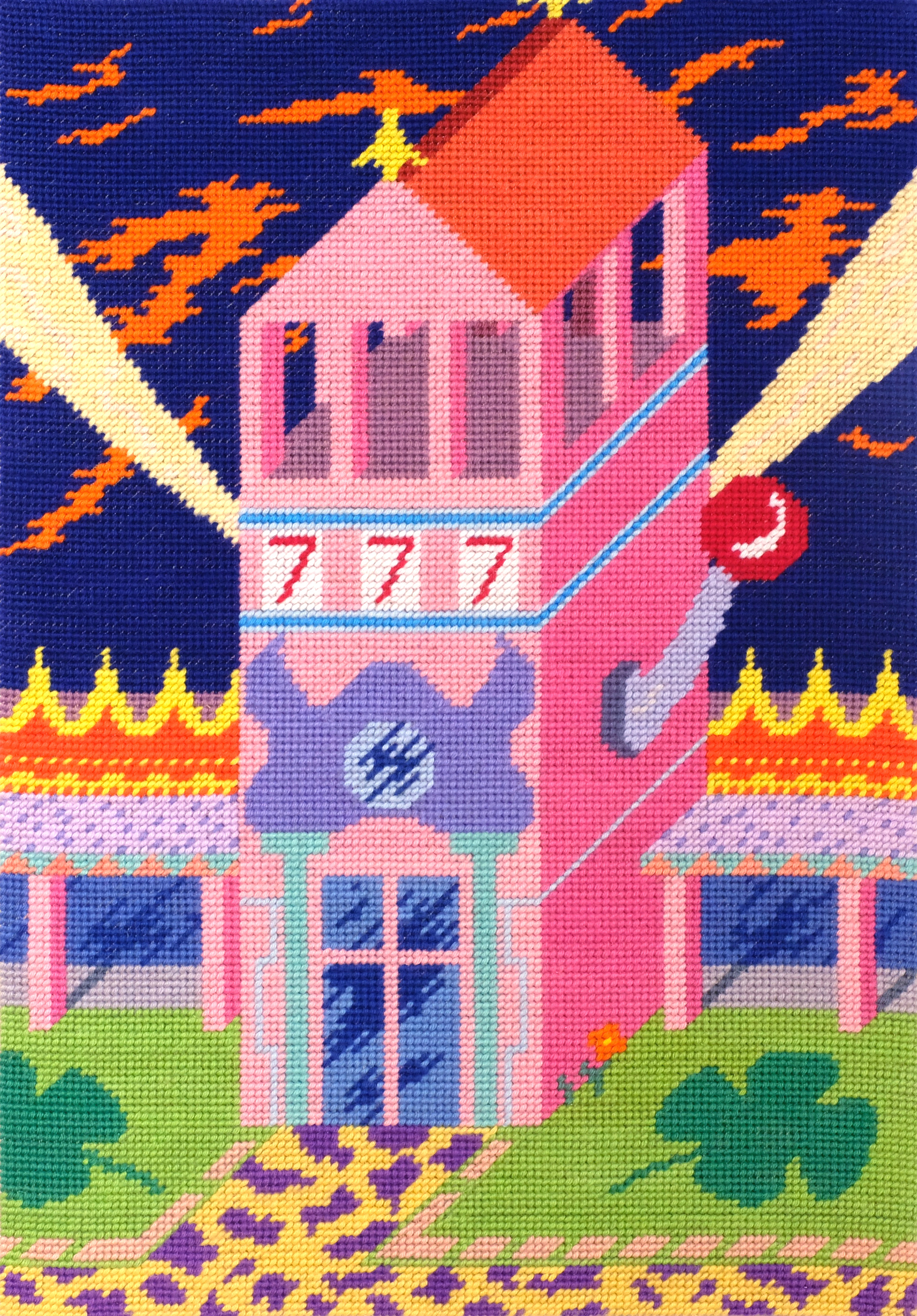 Victor Siret Mr  Jackpots House 2023 Half Stitch Cotton Threads 445x305 Cm