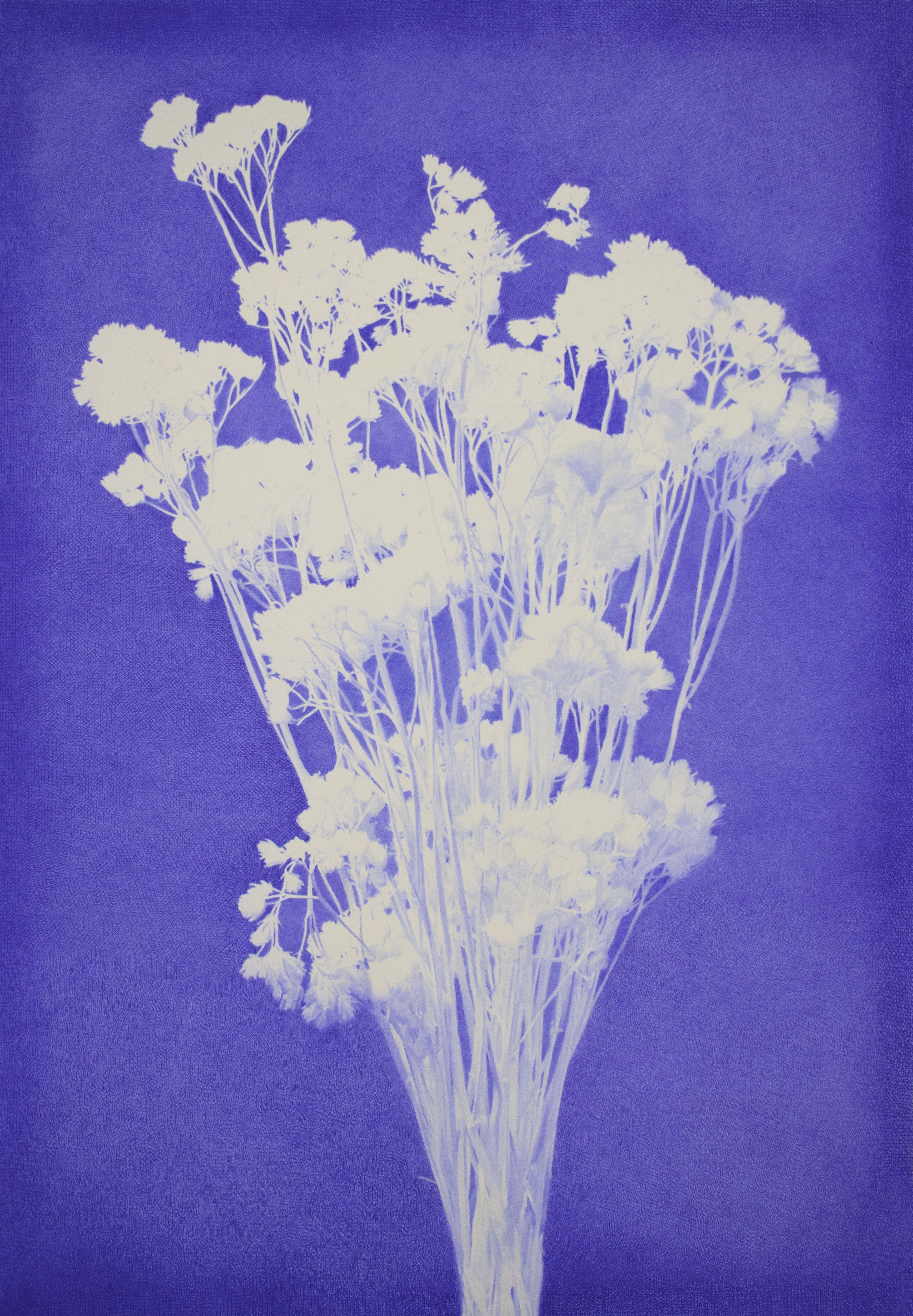 Robin Wen Fleur 190 X 140 Cm Stylo A Bille Sur Papier 2025