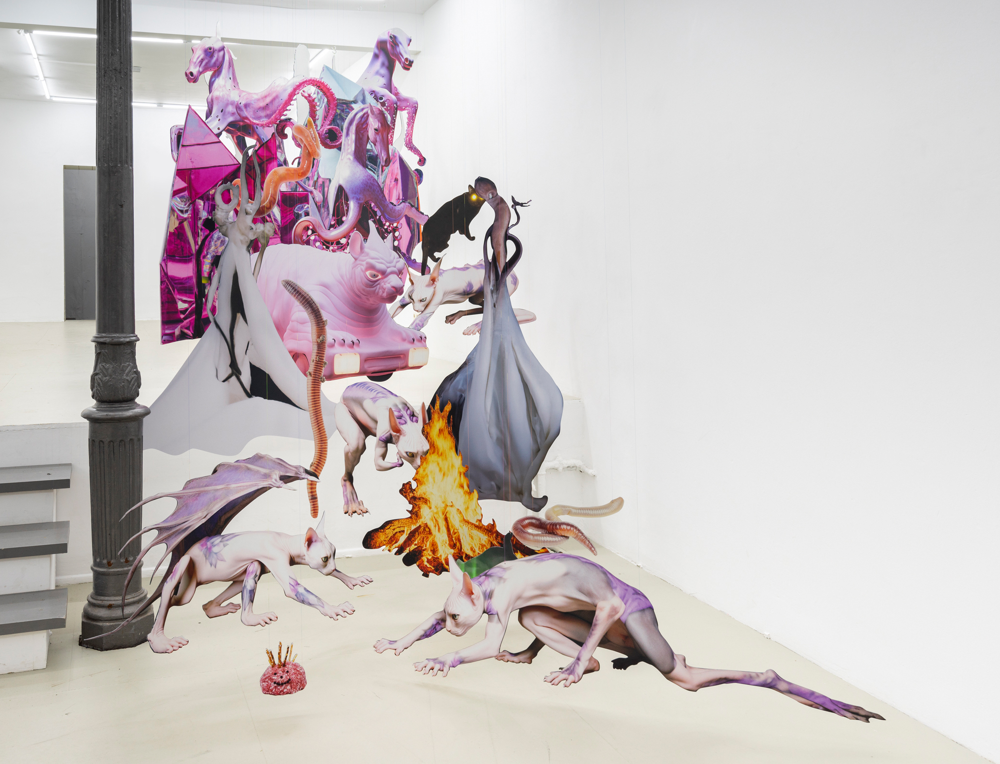 Iris Helena Hamers,  My strange harvest will taste sweet again, 2023 , UV print on alu dibond