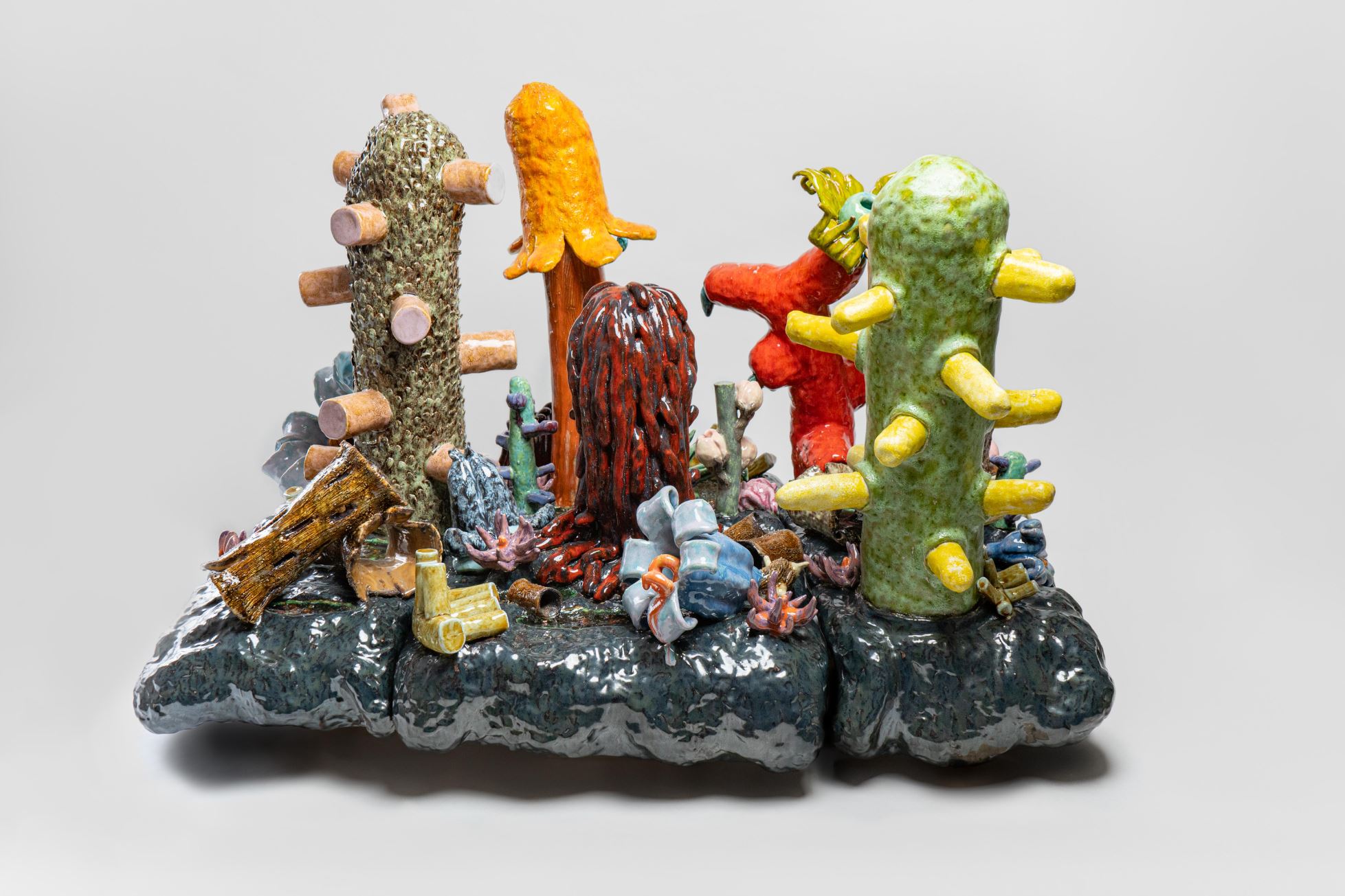 Antoinette d'Ansembourg, Maxiworld 2501, 2025 glazed ceramic, 62 x 105 x 69 cm