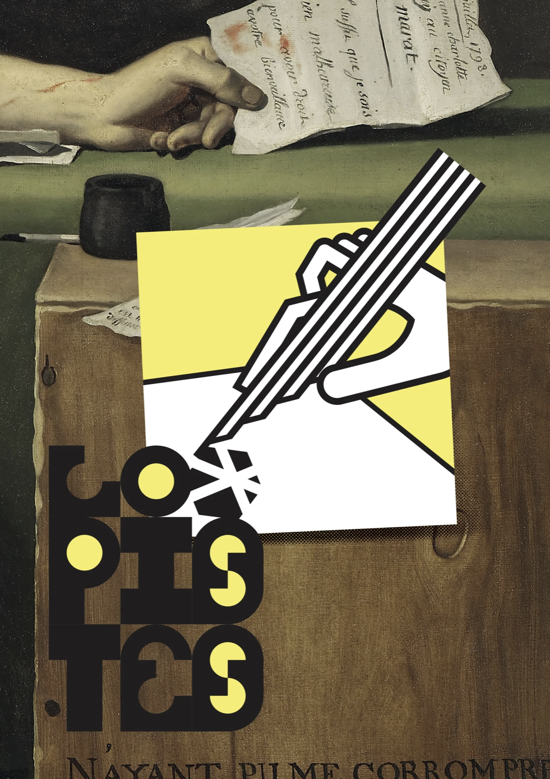 Copyist exhibition's poster, Centre Pompidou-Metz