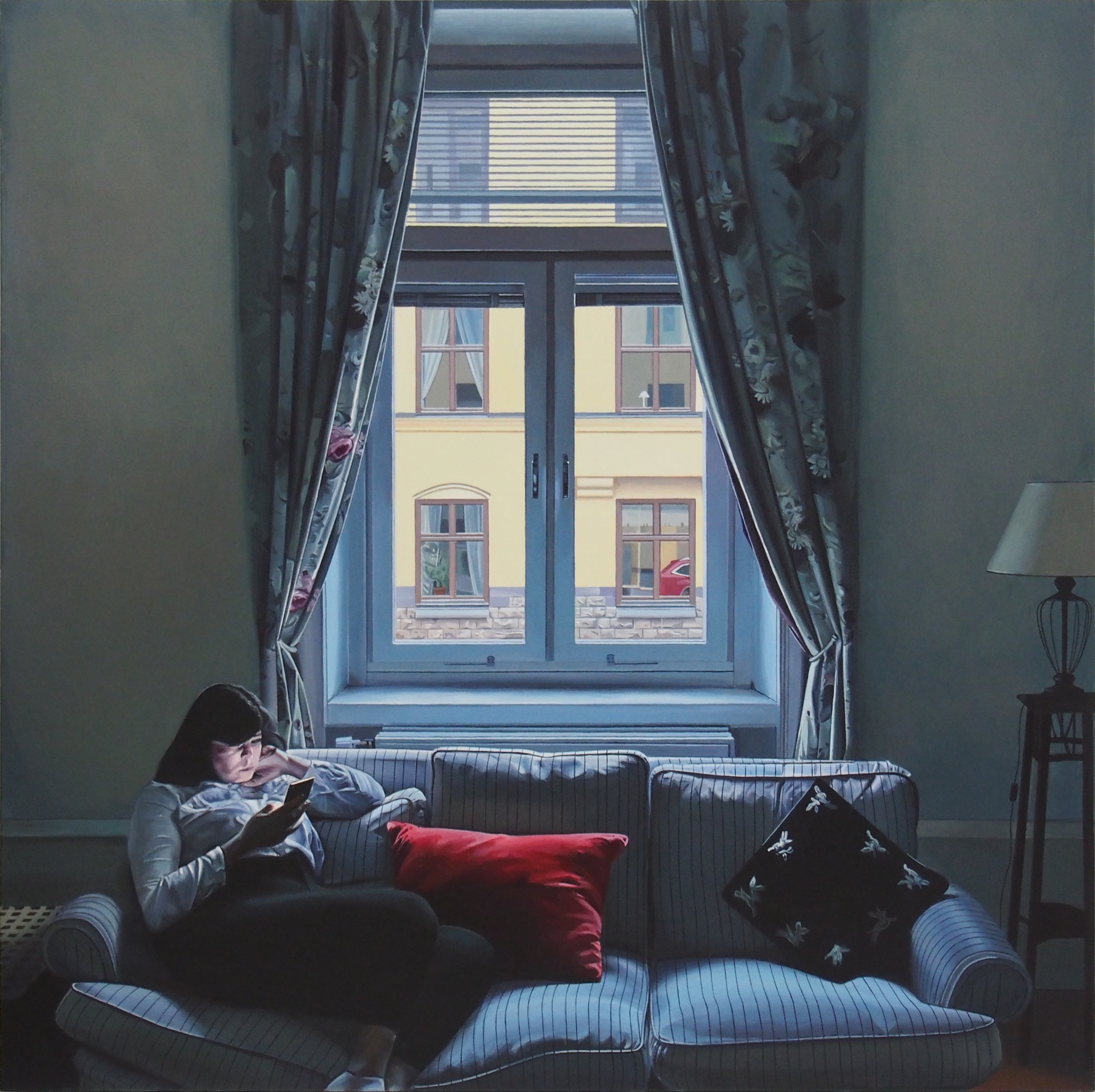 Adrien Belgrand Stockholm 100x100cm