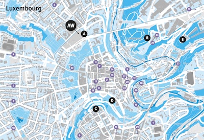 Luxembourg Art Week 2023 Map 30oct Visual