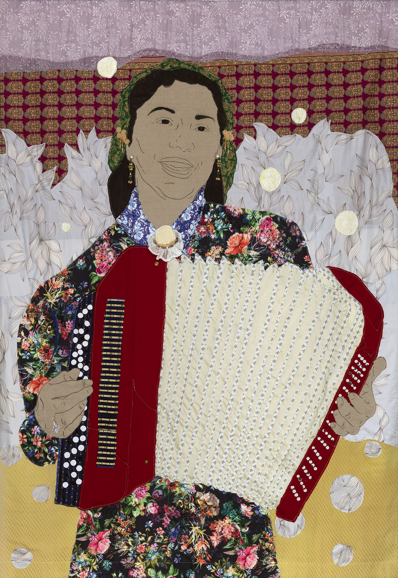 Małgorzata Mirga-Tas, Sofia Taikon, 2023. Photo Marek Gardulski. Courtesy de l’artiste et de la Foksal Gallery Foundation, Varsovie