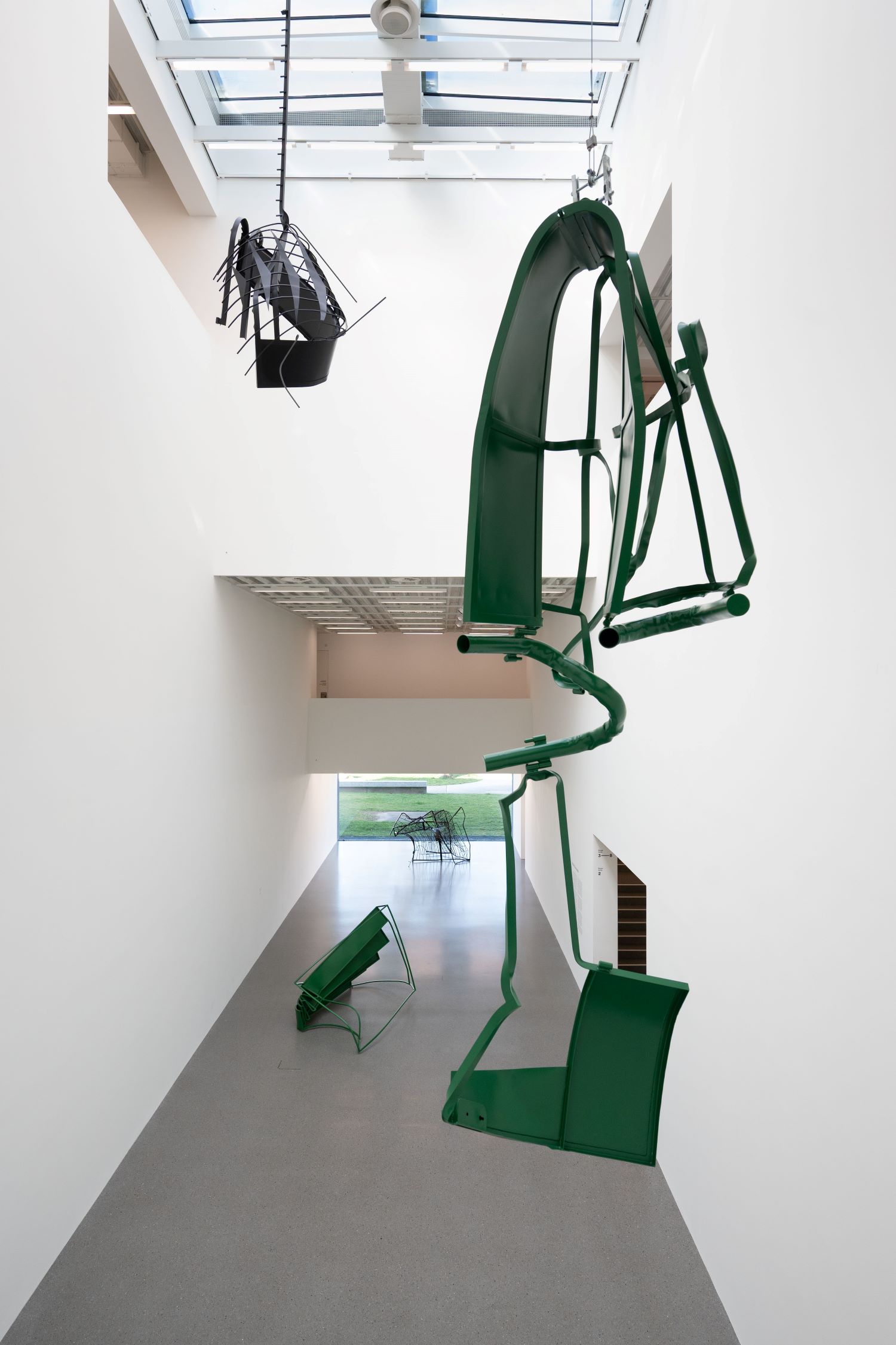 Blick in die Ausstellung "Monika Sosnowska" in Moderne Galerie, Saarlandmuseums © photo Iris Maurer