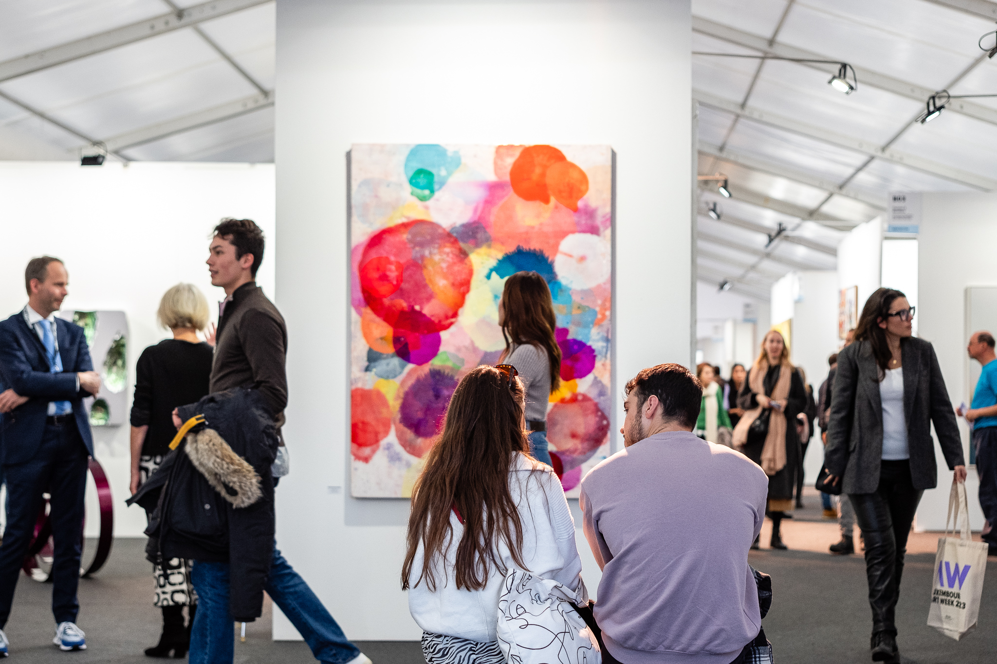 Vue d’ambiance, Luxembourg Art Week 2023 © Laurent Sturm