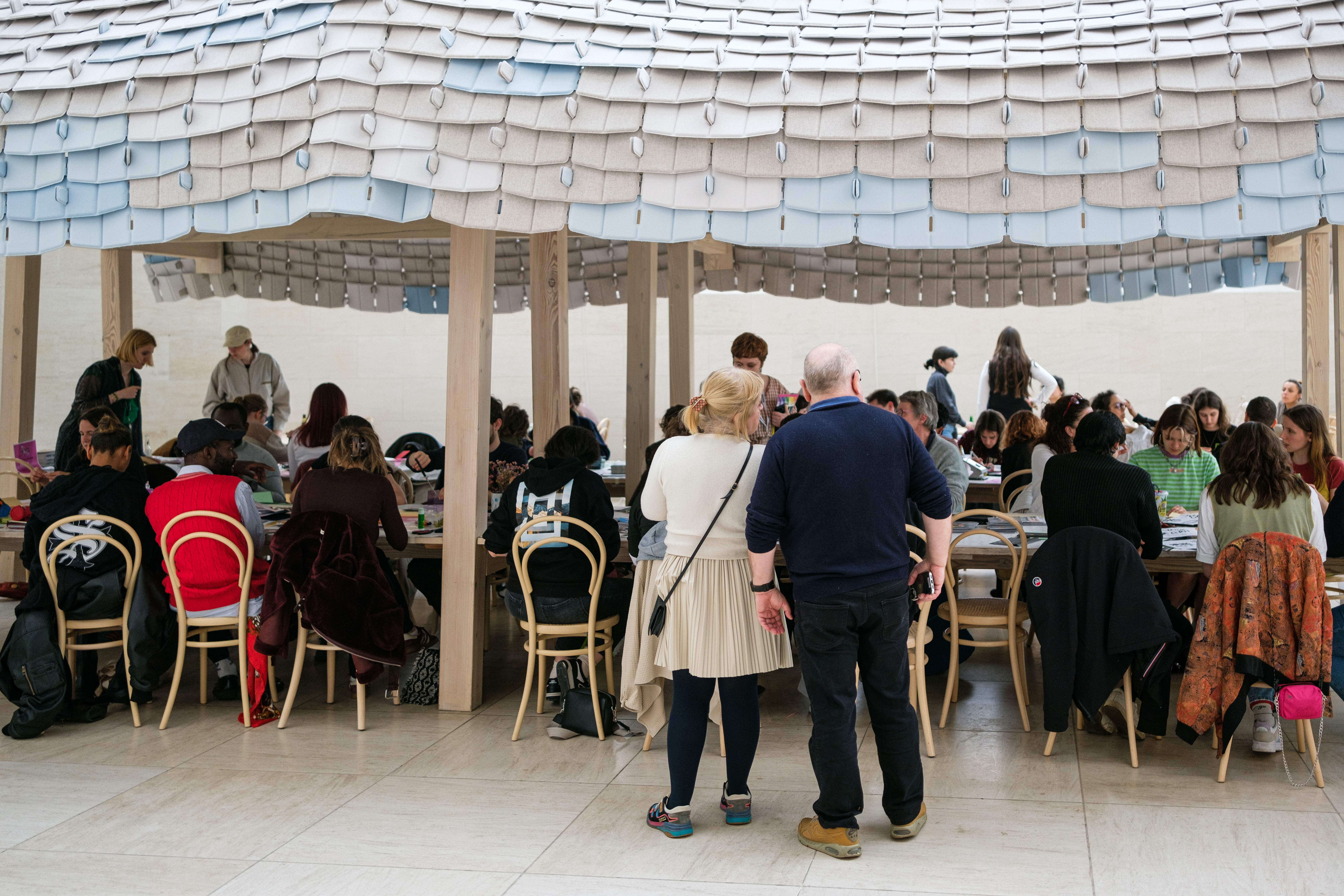 déjeuner au Mudam Luxembourg