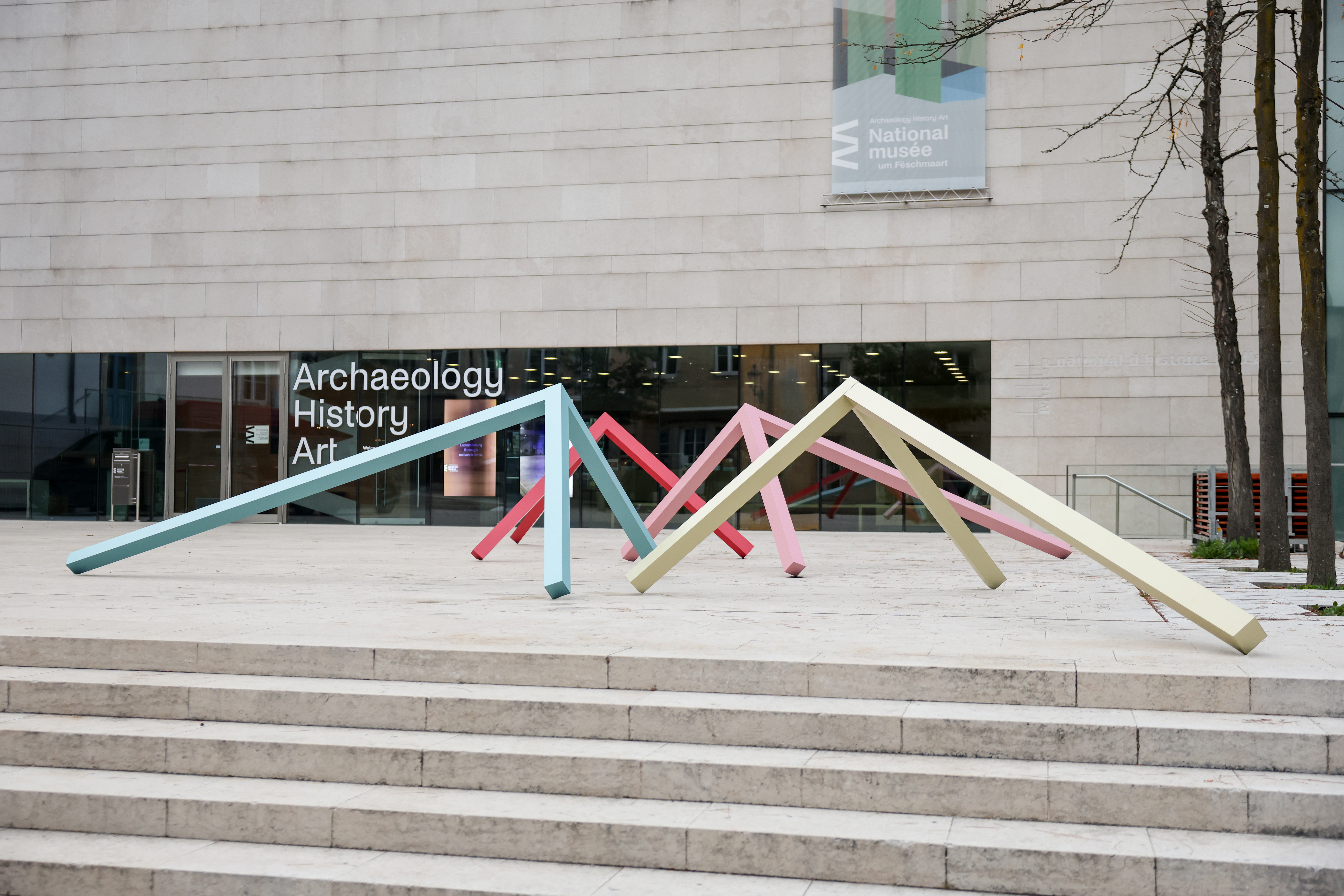 Serge Ecker, Caddy Type Mk. IX, 2025, Sculpture Trail, Luxembourg Art Week 2025 © Sophie Margue