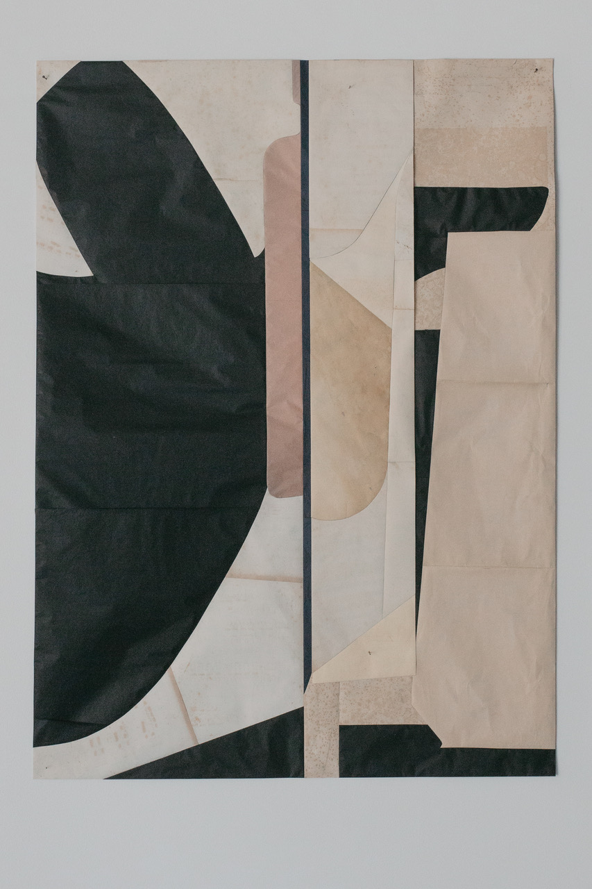 Often times, it’s a chair 125,5 x 91 cm Handcut collage 2023. Image credits: Jesse Willems