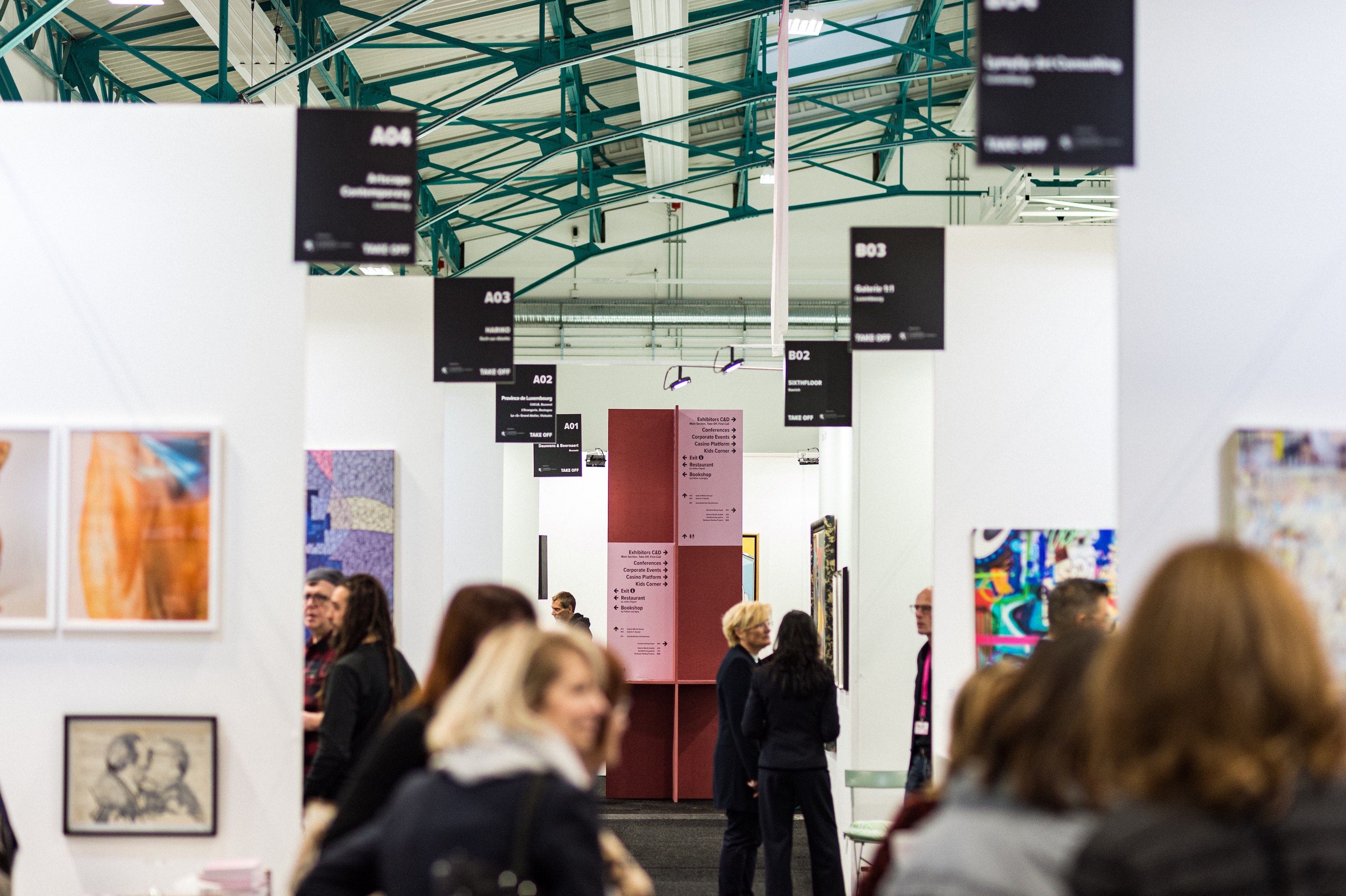 Vue générale, Luxembourg Art Week 2019 © Mike Zenari